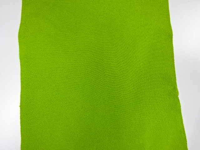  未使用品　正絹　縮緬地　帯揚げ